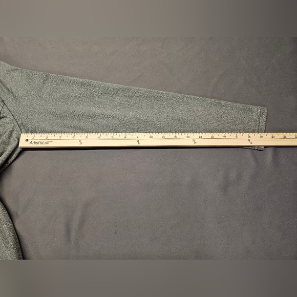 The North Face Glacier Gray 1/4 Zip Fleece Pullover Sweater Size: Small - Picture 5 of 6